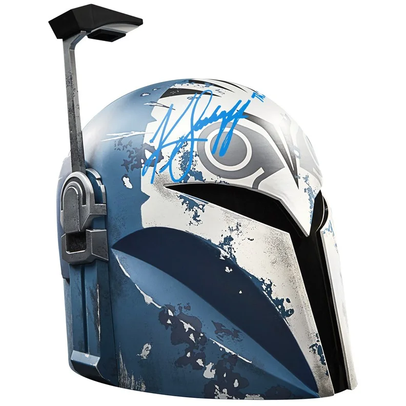 Katee Sackhoff — Katee Sackhoff Autographed Black Series Bo Katan Helmet with 2 Inscriptions!, image 4