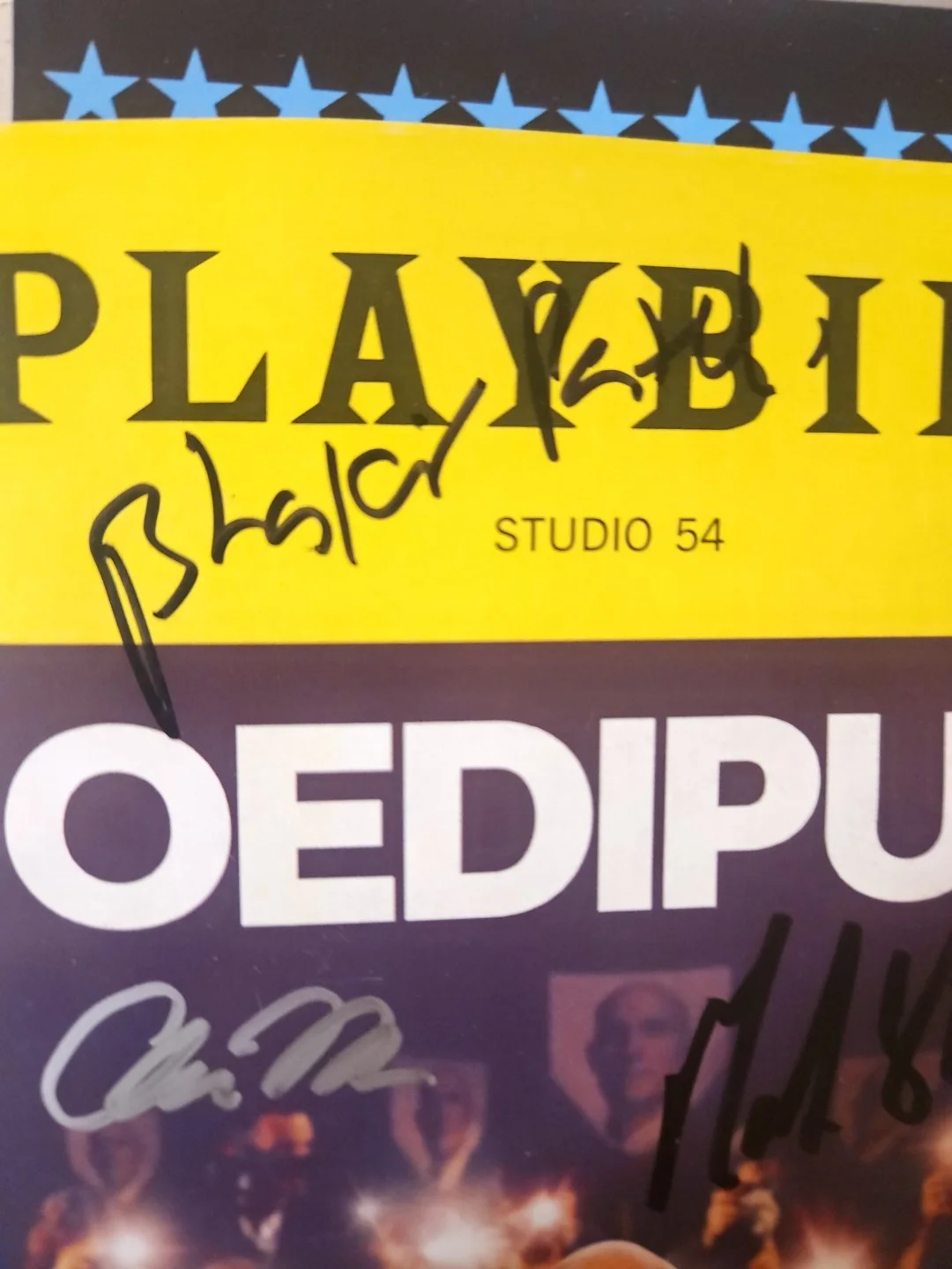 Mark Strong, cast — Oedipus Cast Signed Broadway Playbill - 4 Signatures - Mark Strong ³, image 3