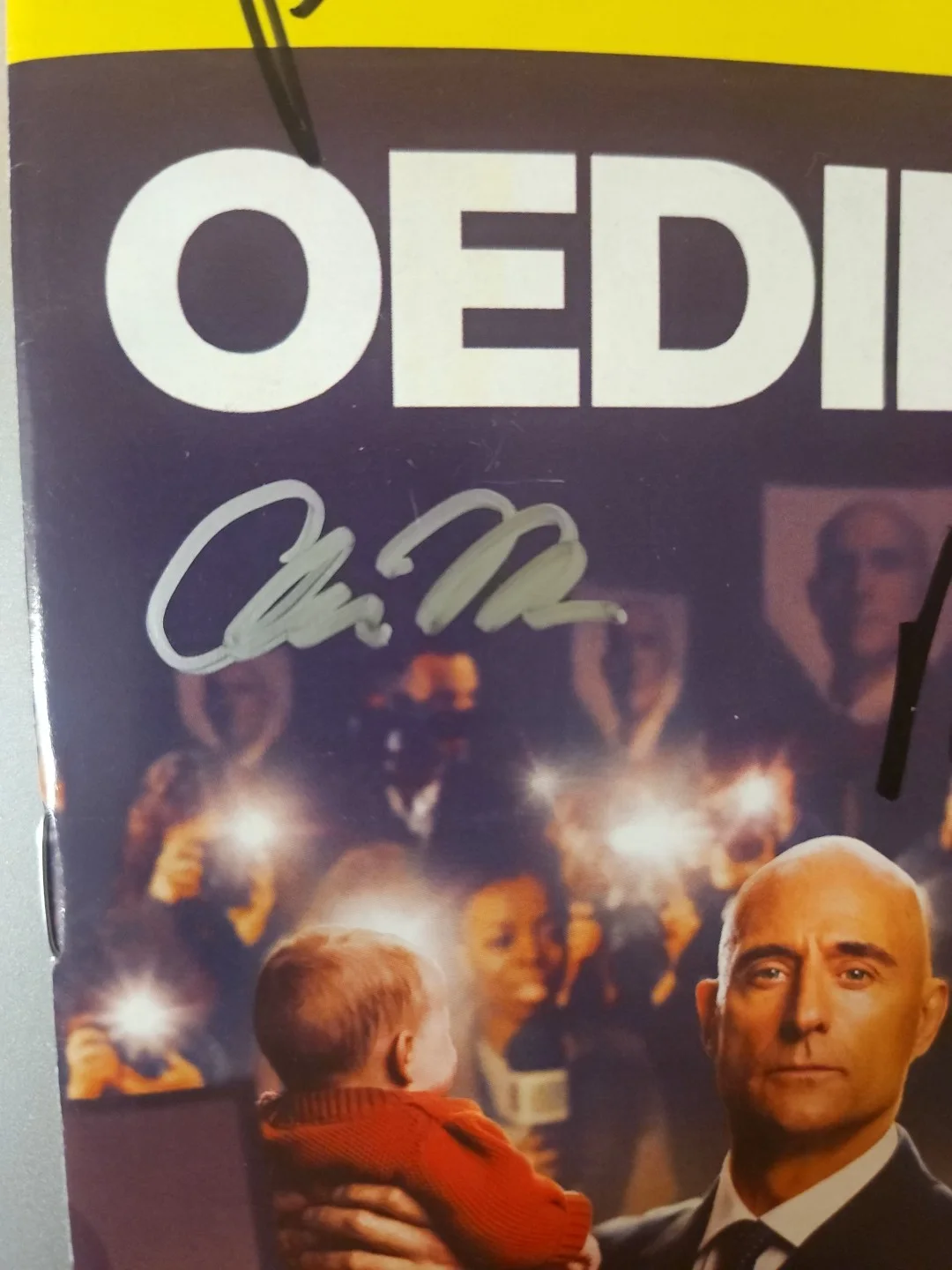 Mark Strong, cast — Oedipus Cast Signed Broadway Playbill - 4 Signatures - Mark Strong ³, image 4
