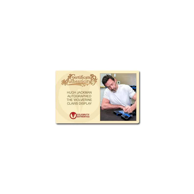 Hugh Jackman — Hugh Jackman Autographed Wolverine Prop Replica Claw Display, изображение 2
