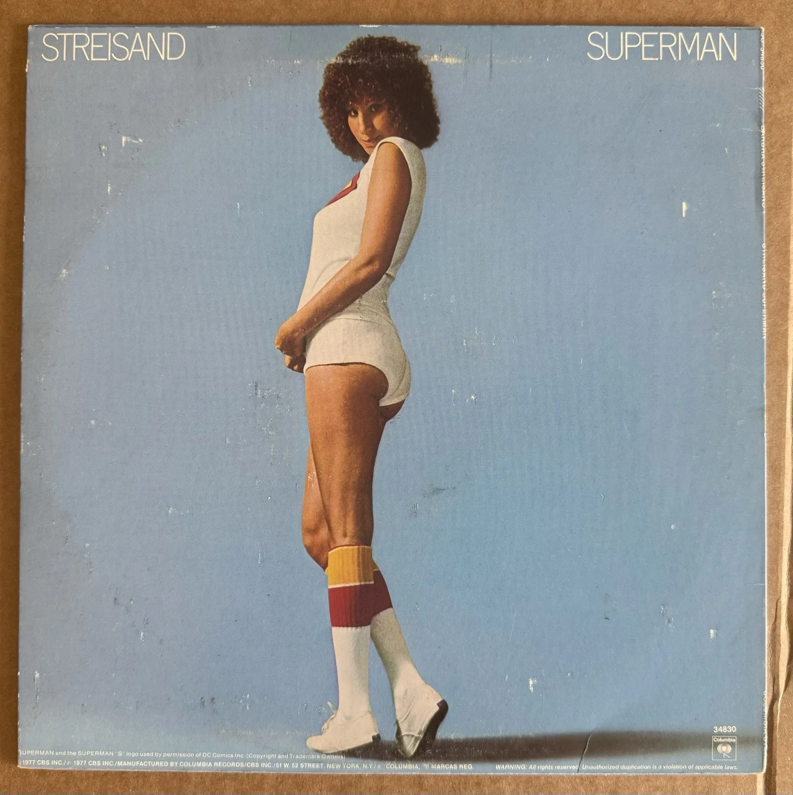 BARBRA STREISAND HAND SIGNED LP ALBUM RECORD VINYL SUPERMAN BABY BE ME BARBARA, изображение 2