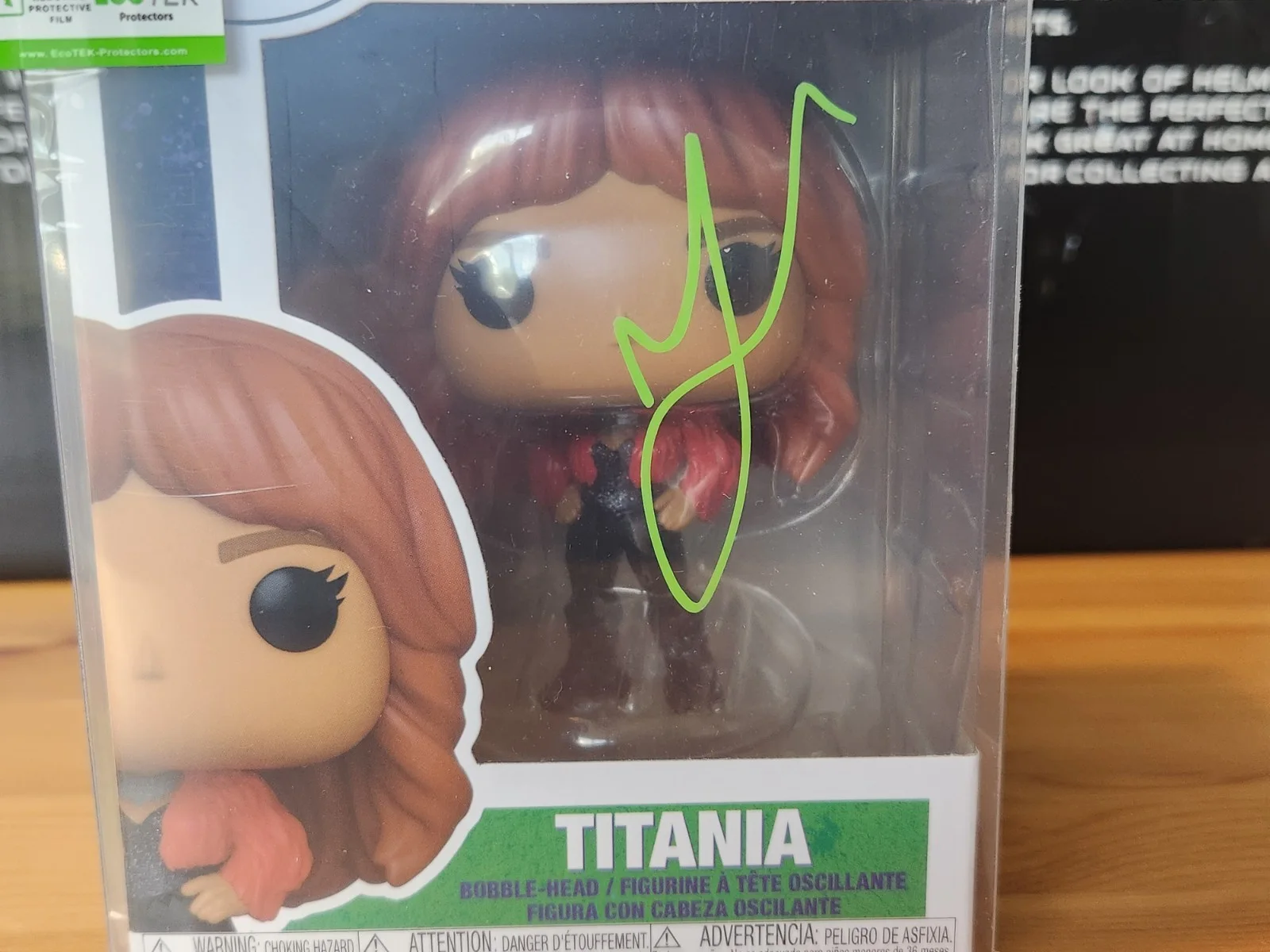 Jameela Jamil — Jameela Jamil Signed Titania Funko Pop 1132 She/Hulk with Case Beckett, image 2