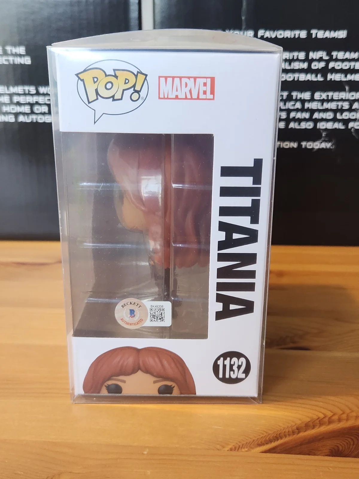 Jameela Jamil — Jameela Jamil Signed Titania Funko Pop 1132 She/Hulk with Case Beckett, image 3