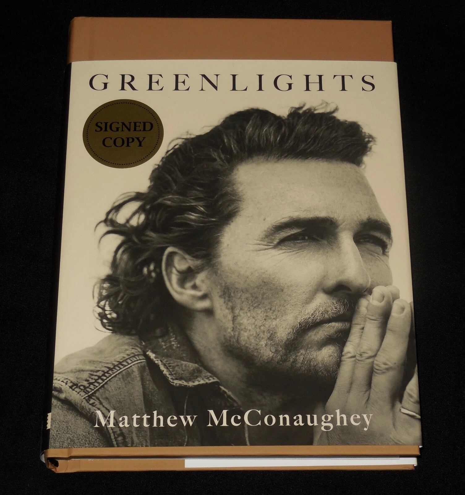 MATTHEW McCONAUGHEY AUTOGRAPHED "GREENLIGHTS" BOOK - SIGNED COPY!, image 3