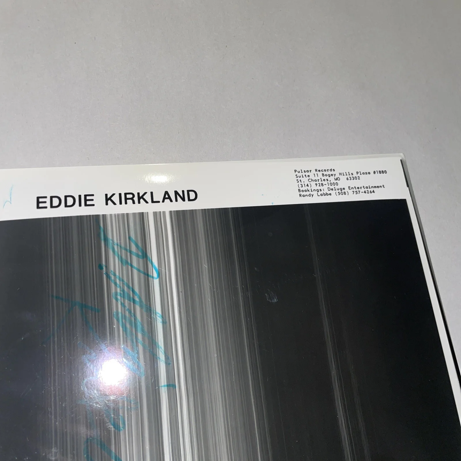 Eddie Kirkland Autographed Promo Photo 8x10 Decade Local Pittsburgh Venue, изображение 2
