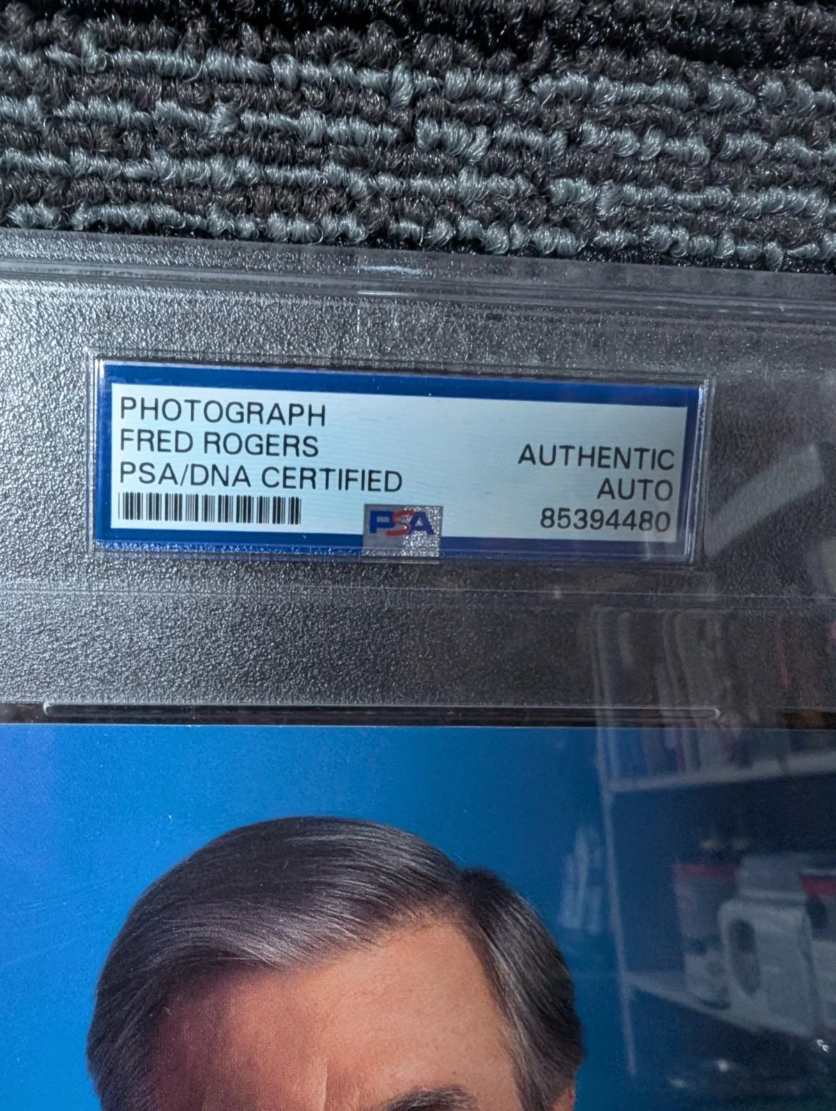 Fred Rogers — RARE FRED ROGERS - MR. ROGERS NEIGHBORHOOD Signed 5x7 Photo PSA/DNA, изображение 2