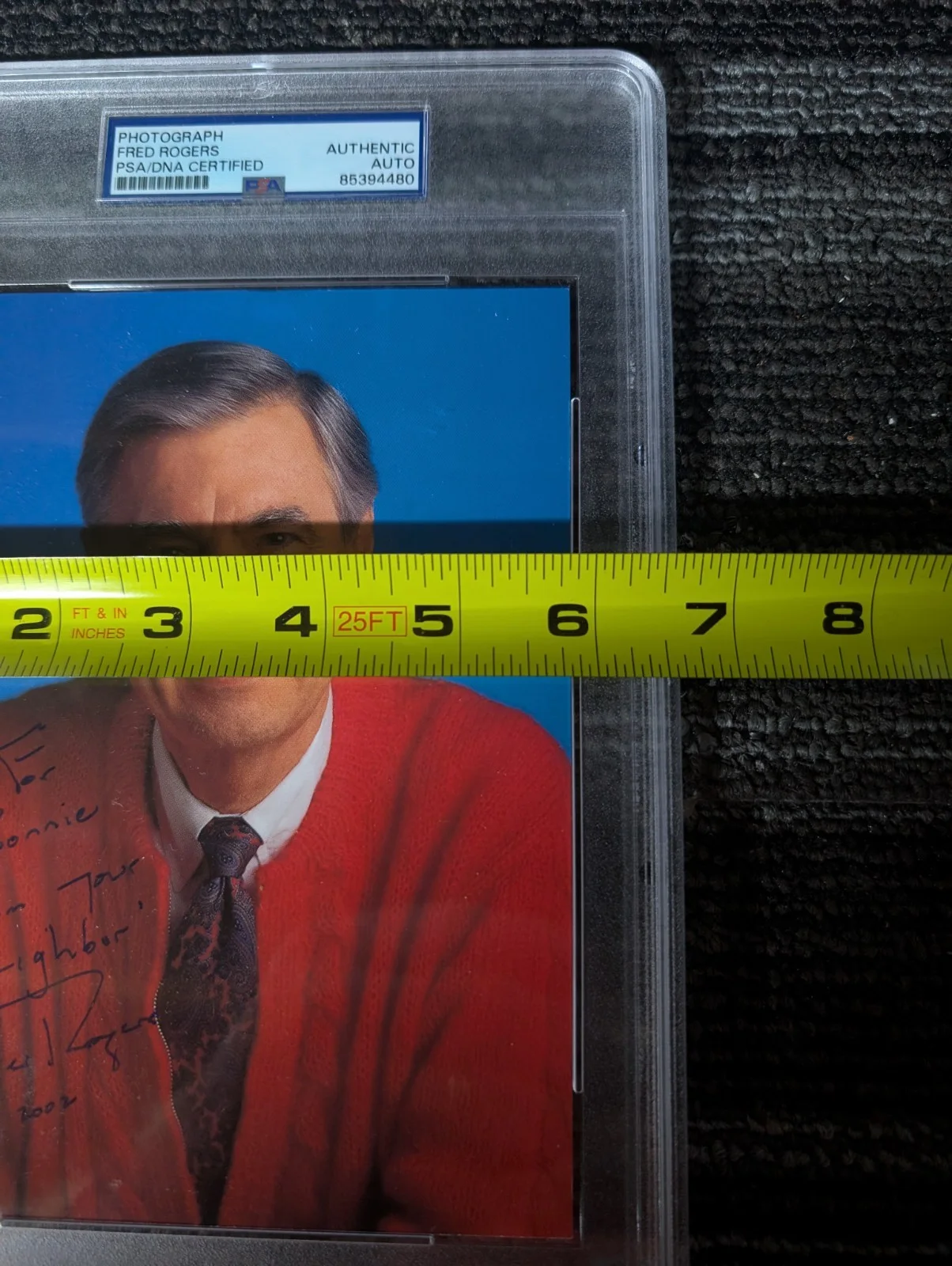 Fred Rogers — RARE FRED ROGERS - MR. ROGERS NEIGHBORHOOD Signed 5x7 Photo PSA/DNA, изображение 4