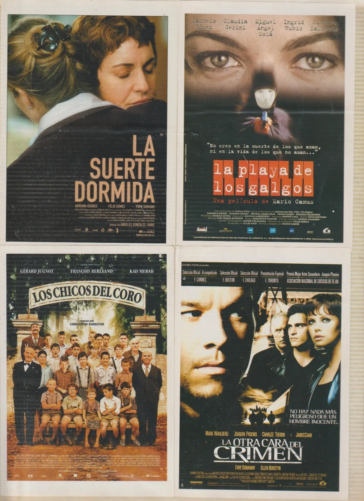Cine 7 Folletos de mano publicidad de Películas con Reseña en reverso (HG-135), изображение 2