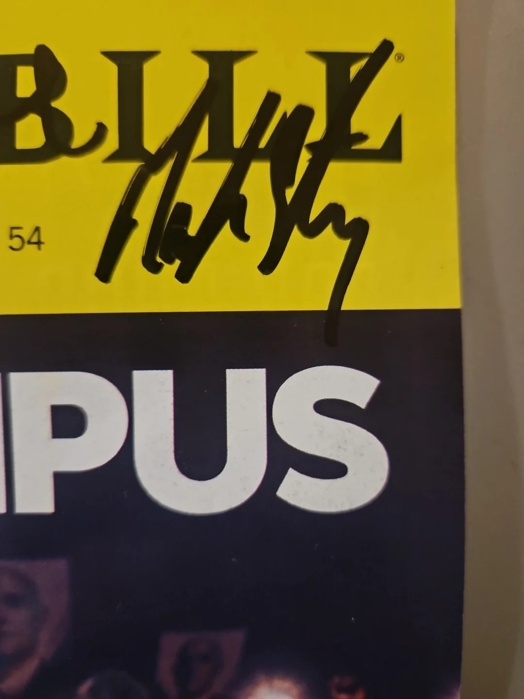 Mark Strong, cast — Oedipus Cast Signed Broadway Playbill - 4 Signatures - Mark Strong ², image 2