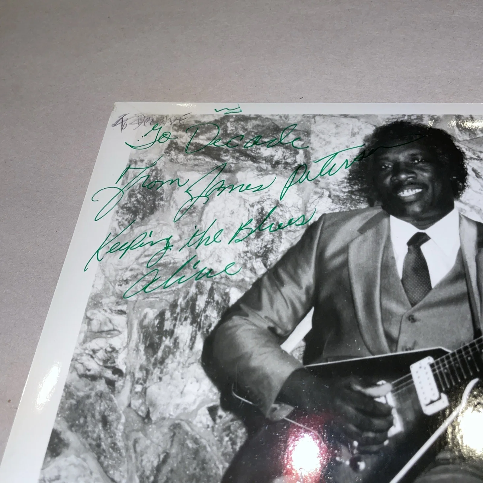 James Peterson Band Autographed Promo Photo 8x10 Decade Local Pittsburgh Venue, изображение 2