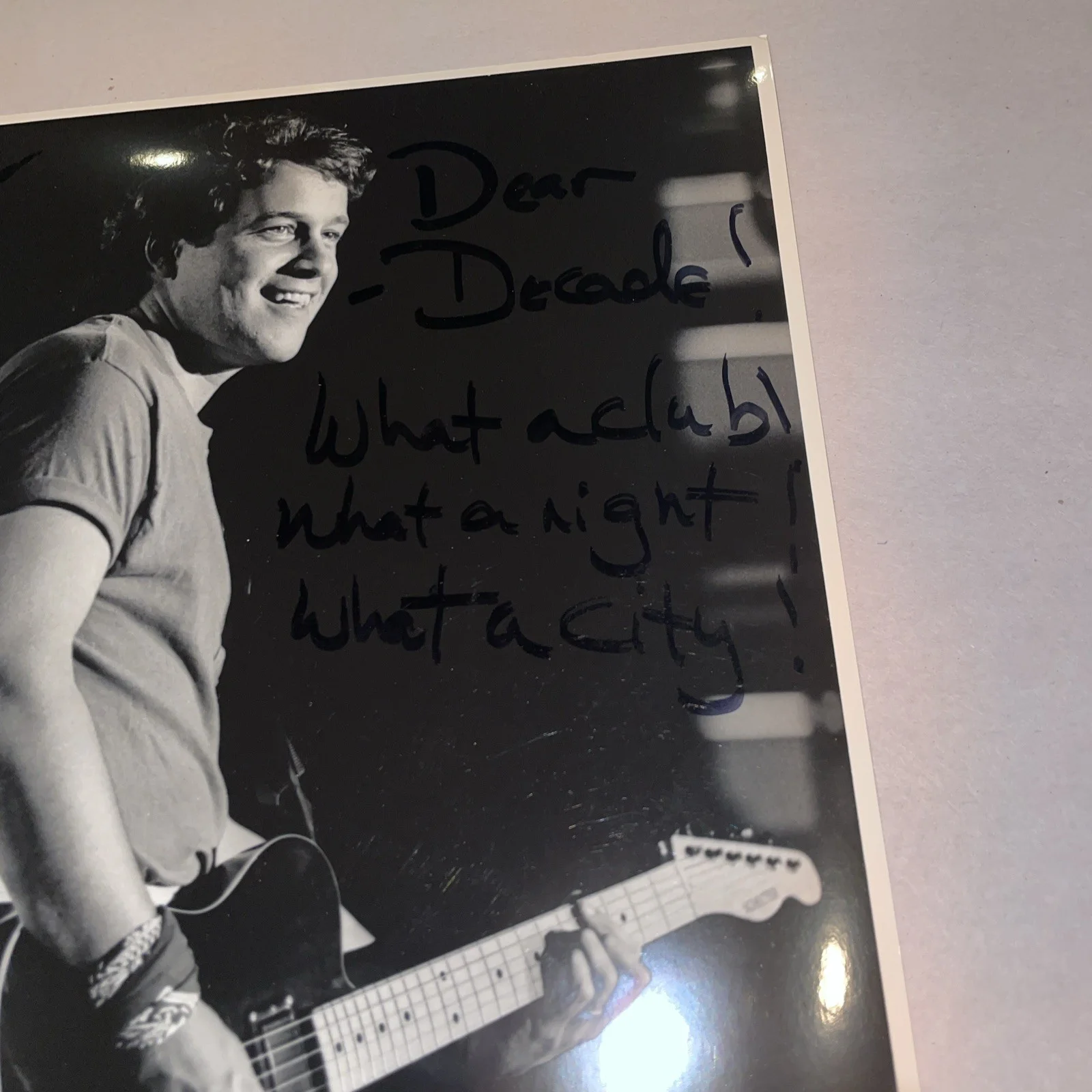 Brian Dillert Autographed Promo Photo 8x10 Decade Local Pittsburgh Venue, image 2