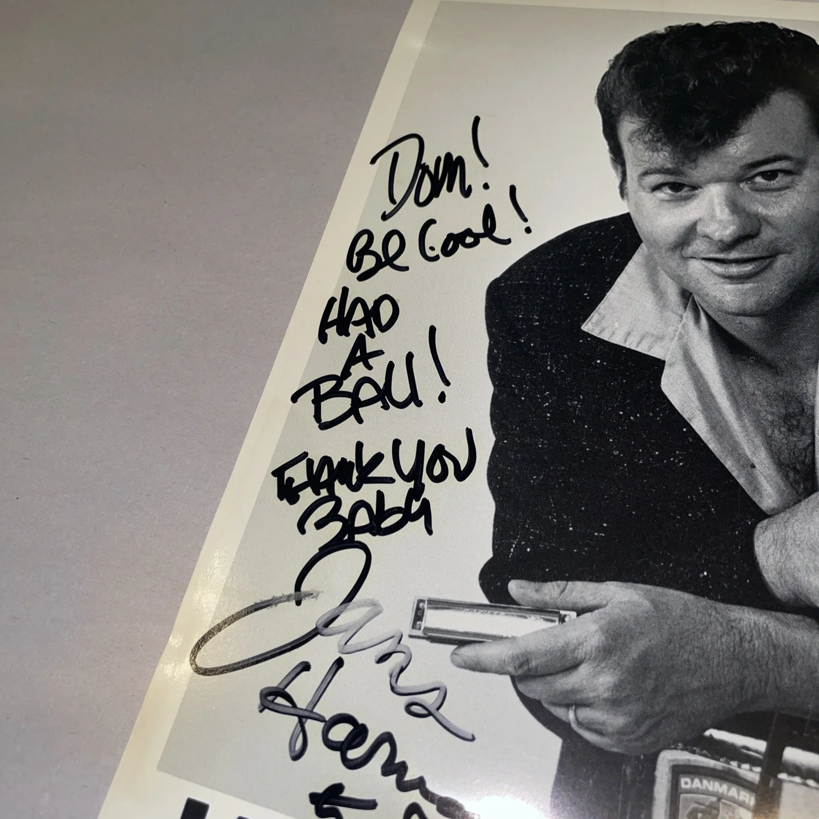 James Harman Band Autographed Promo Photo 8x10 Decade Local Pittsburgh Venue, изображение 3
