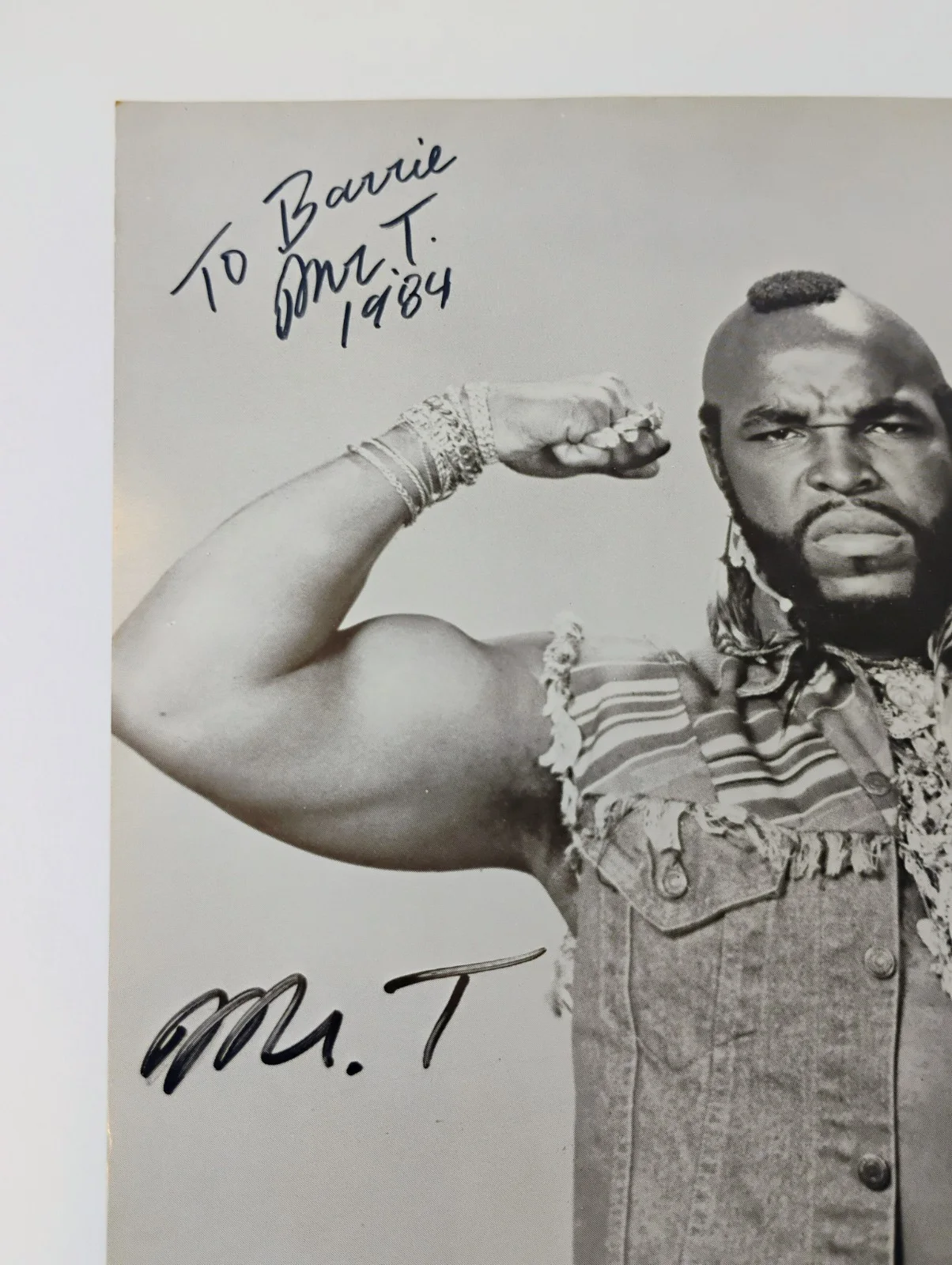 Mr. T ~ Signed Autographed A-Team B.A. Baracus 8 x 10 Photo, image 2