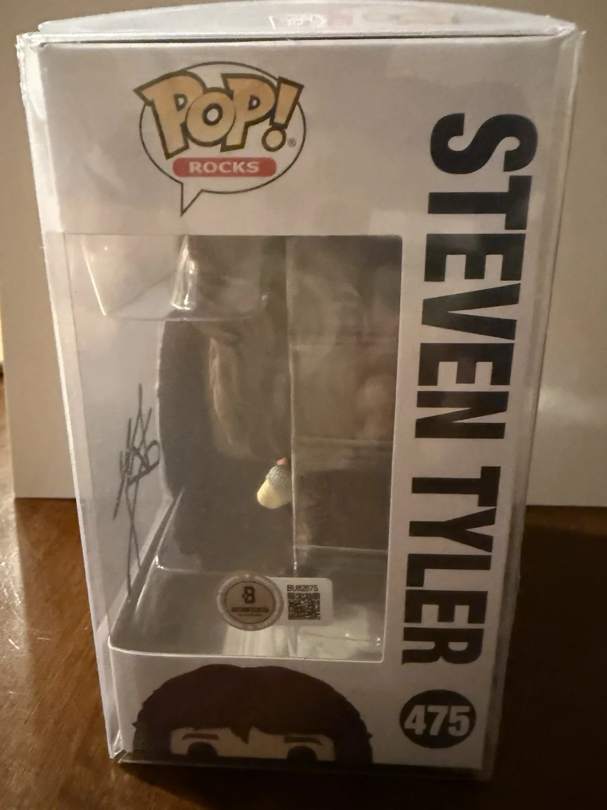 Steven Tyler Signed Aerosmith Funko 475 Pop Authentic Autographed Beckett COA, image 3