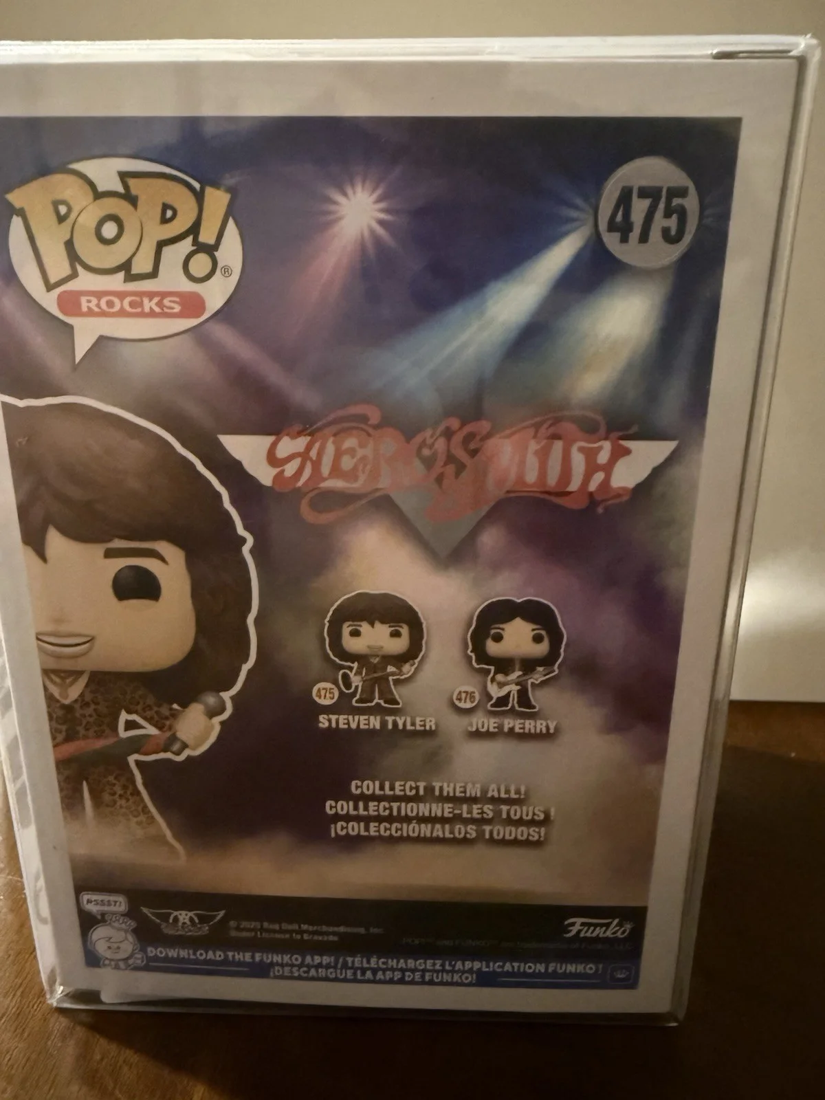 Steven Tyler Signed Aerosmith Funko 475 Pop Authentic Autographed Beckett COA, image 4