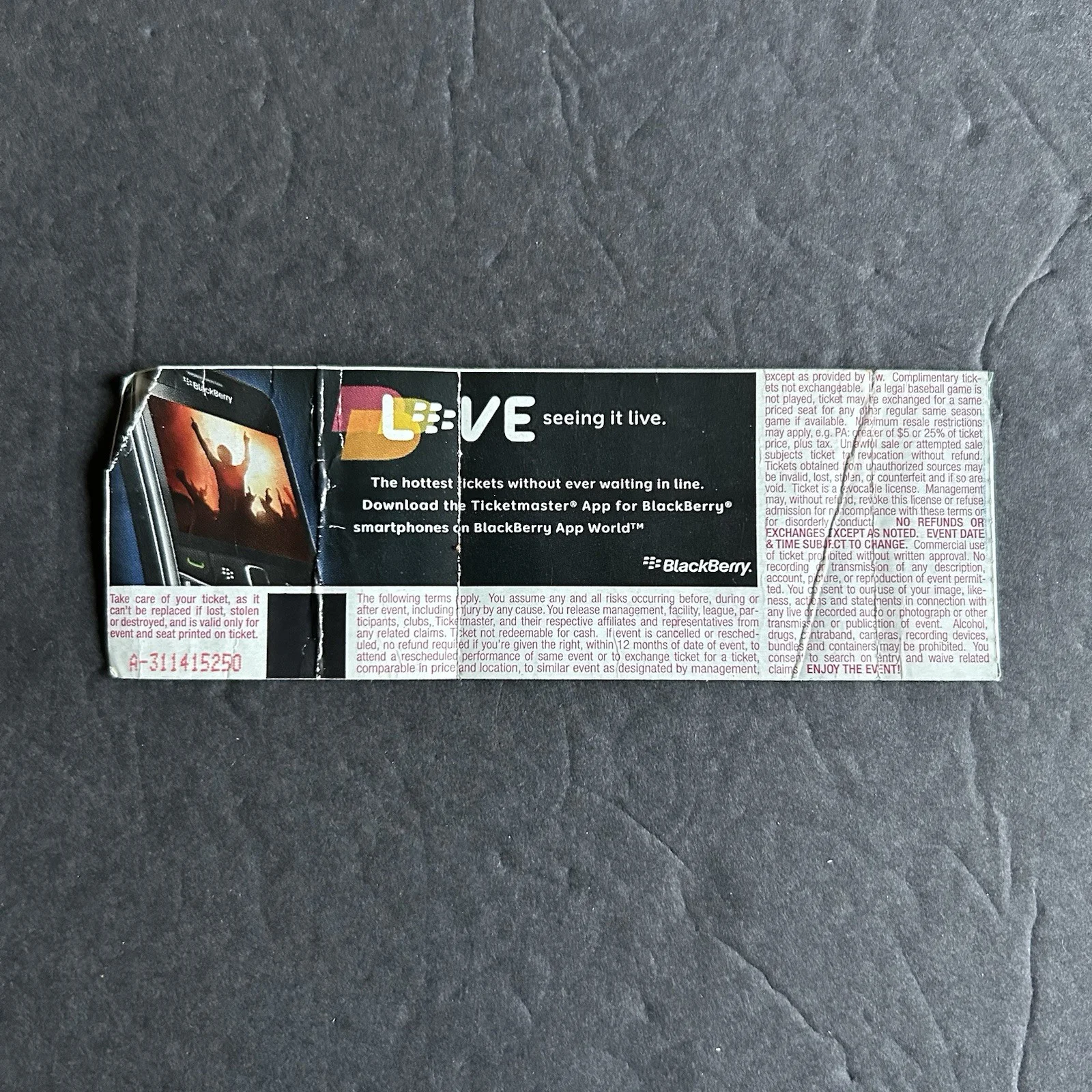 Kris Kristofferson Autograph Signed Ticket Stub Speckles San Diego Jun 15 2012, изображение 3