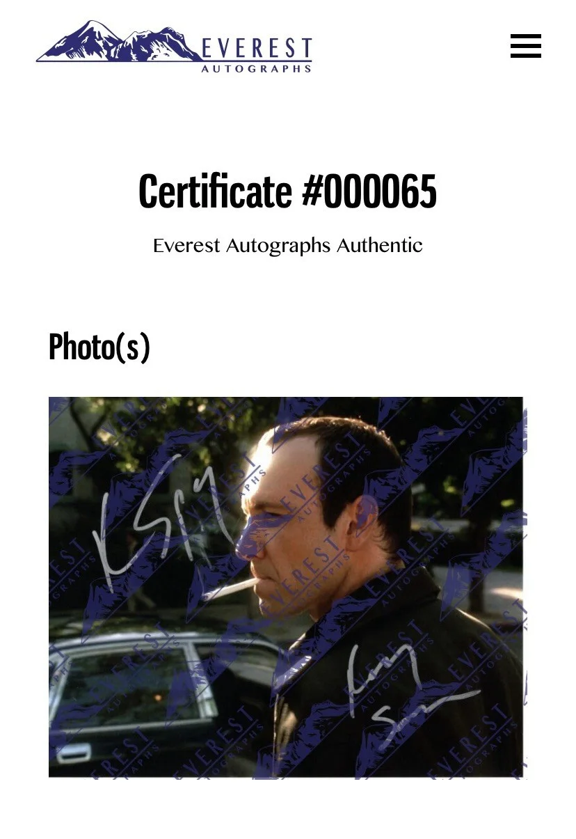 Kevin Spacey — Kevin Spacey "The Usual Suspects" Signed/Inscribed 8x10 Photo-Everest & JSA Cert, image 3