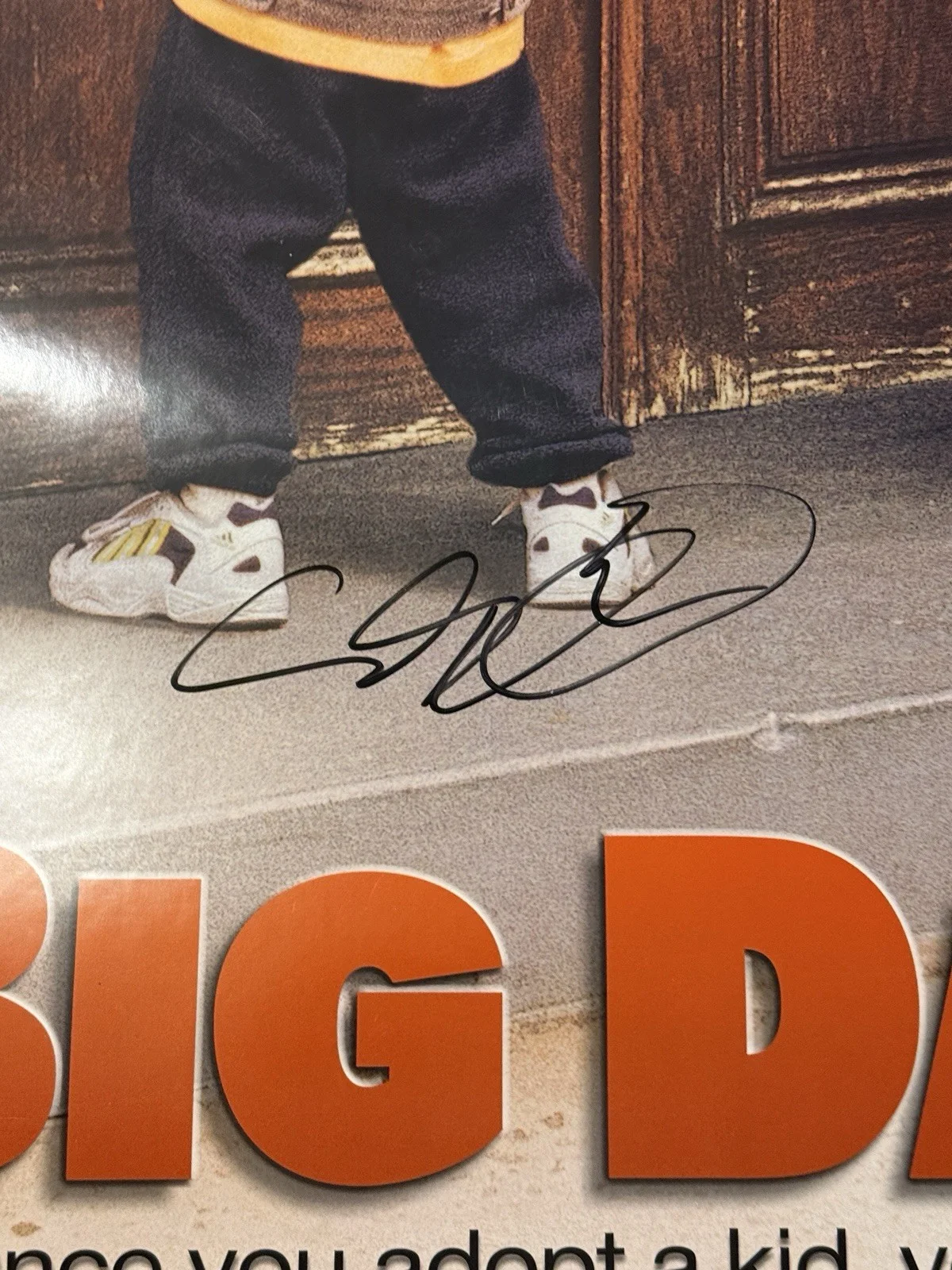 ADAM SANDLER SIGNED BIG DADDY ORIGINAL D/S 27x40 POSTER - BECKETT COA, изображение 2