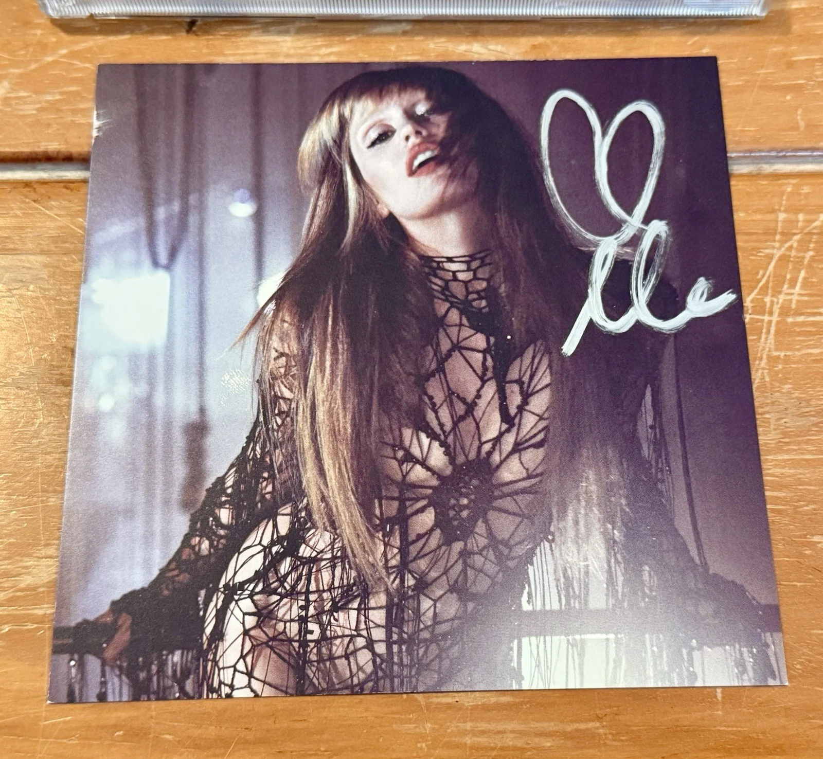 SIGNED Miley Cyrus Something Beautiful CD AUTOGRAPHED Insert Brand New, image 2