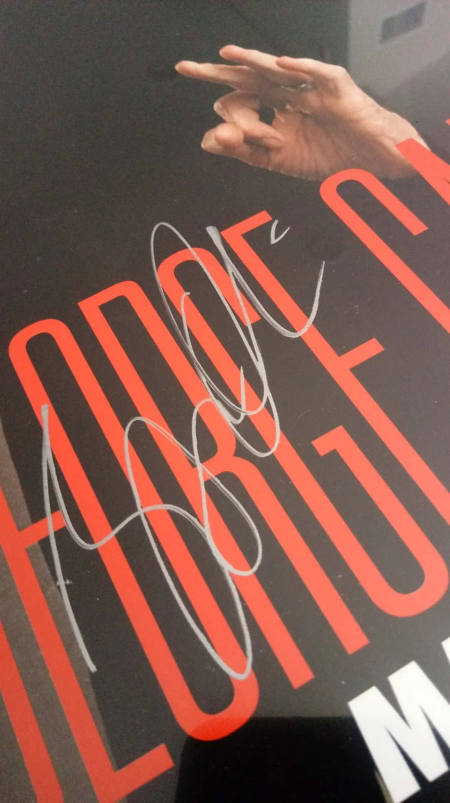 GEORGE CARLIN — SIGNED George Carlin RARE March 10 2006 AUTOGRAPHED Rosemont Theater HTF Poster, image 3