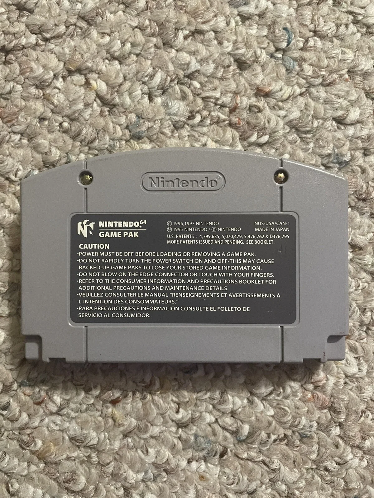 Charles Marinet — Charles Martinet Signed Mario Kart 64 N64 Nintendo Game Authentic Autograph, image 2
