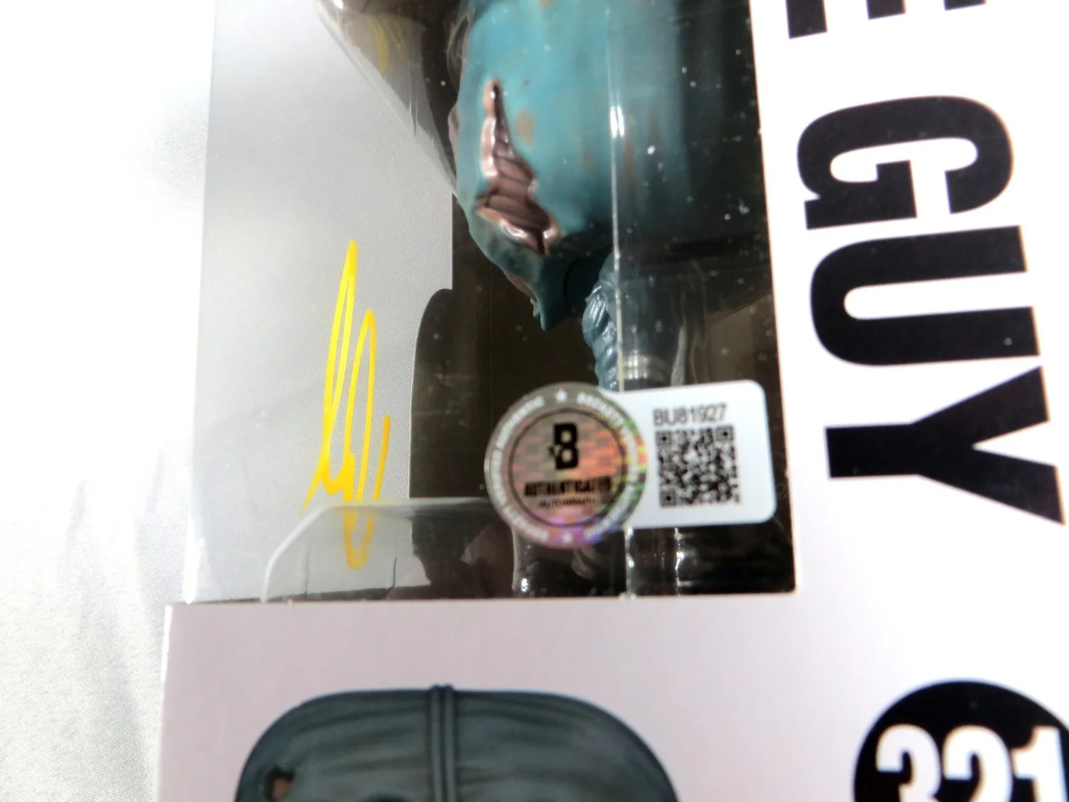David Draiman Signed Autographed Funko POP! Figure Disturbed The Guy BAS BU81927, image 2