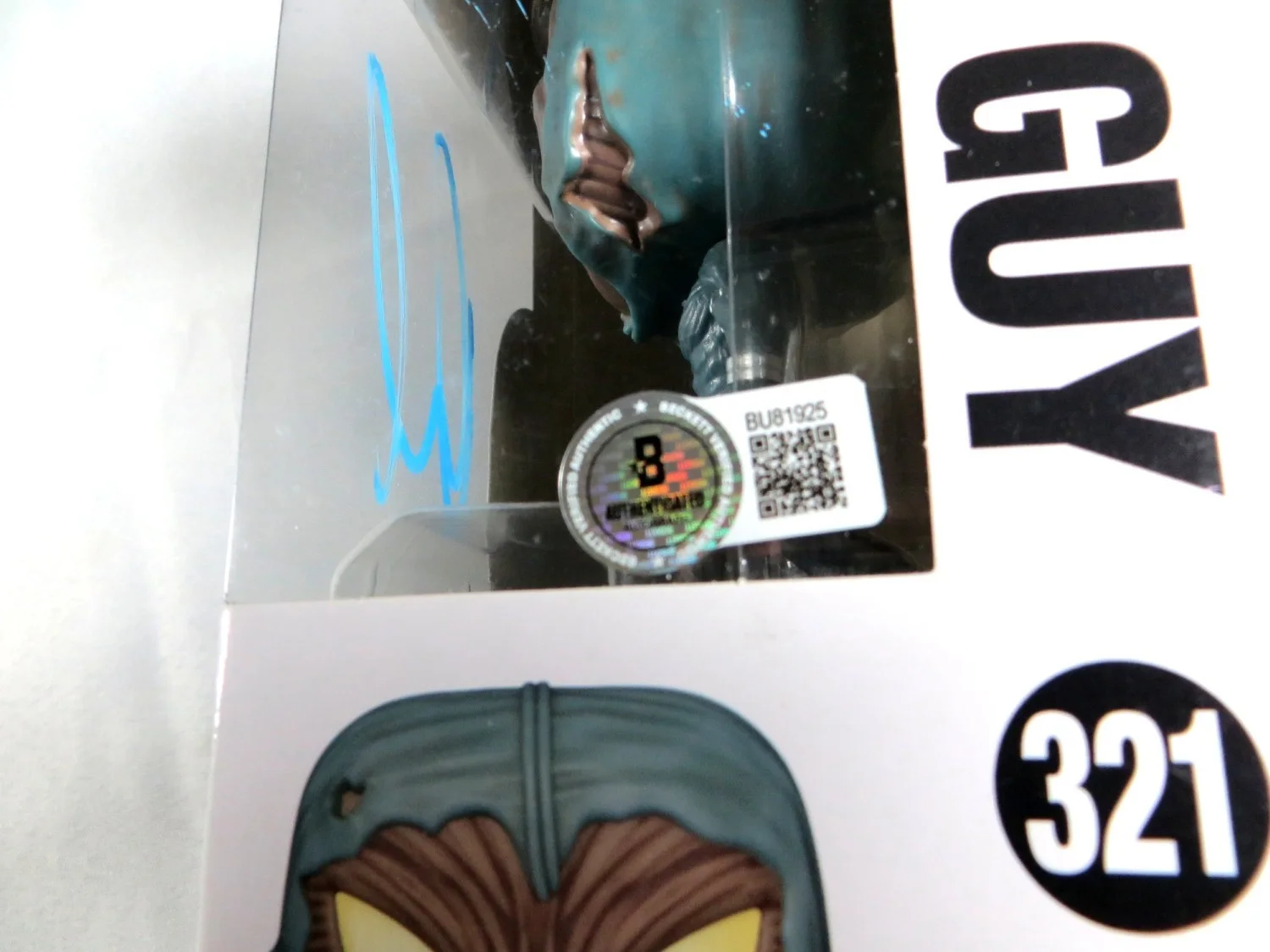 David Draiman Signed Autographed Funko POP! Figure Disturbed The Guy BAS BU81925, image 2