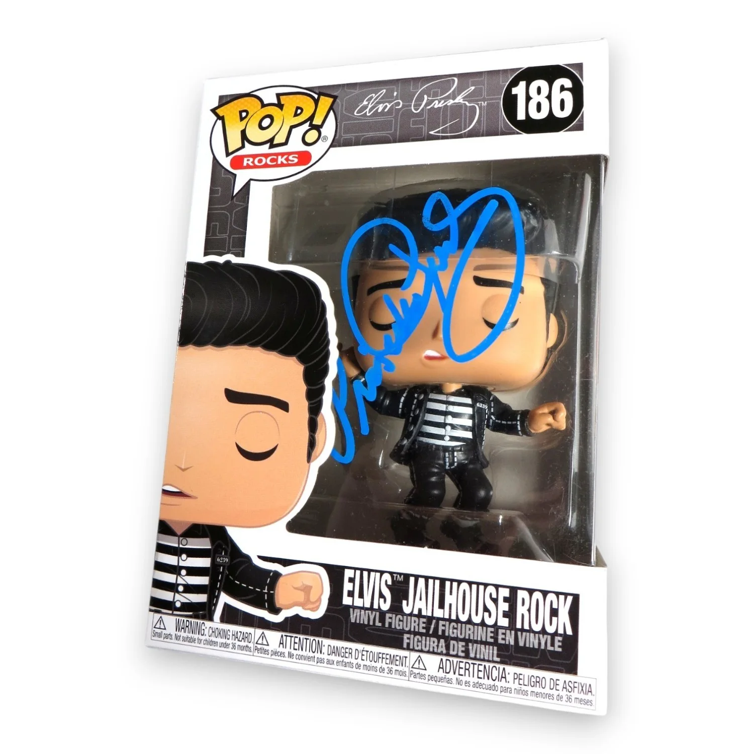 Priscilla Presley — Priscilla Presley Autographed Funko POP! Figure Elvis Jailhouse Rock BAS BU81940