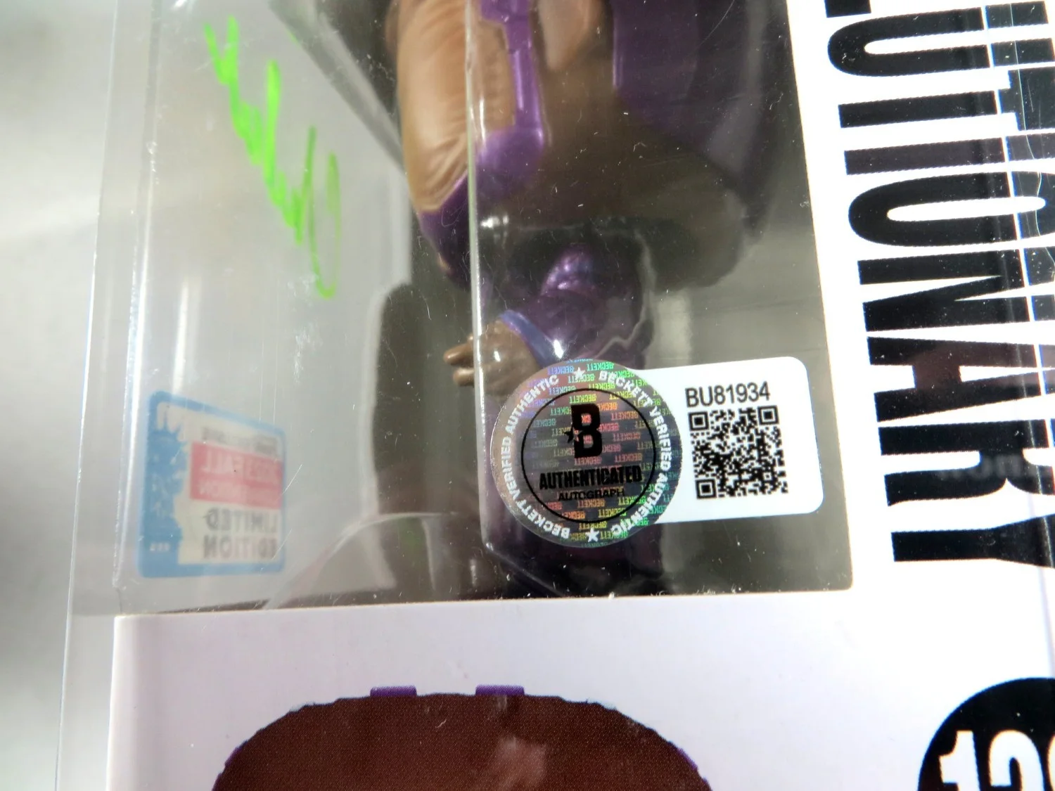 Chukwudi Iwuji — Chukwudi Iwuji Autographed Funko POP! Figure Guardians of the Galaxy BAS BU81934, изображение 2
