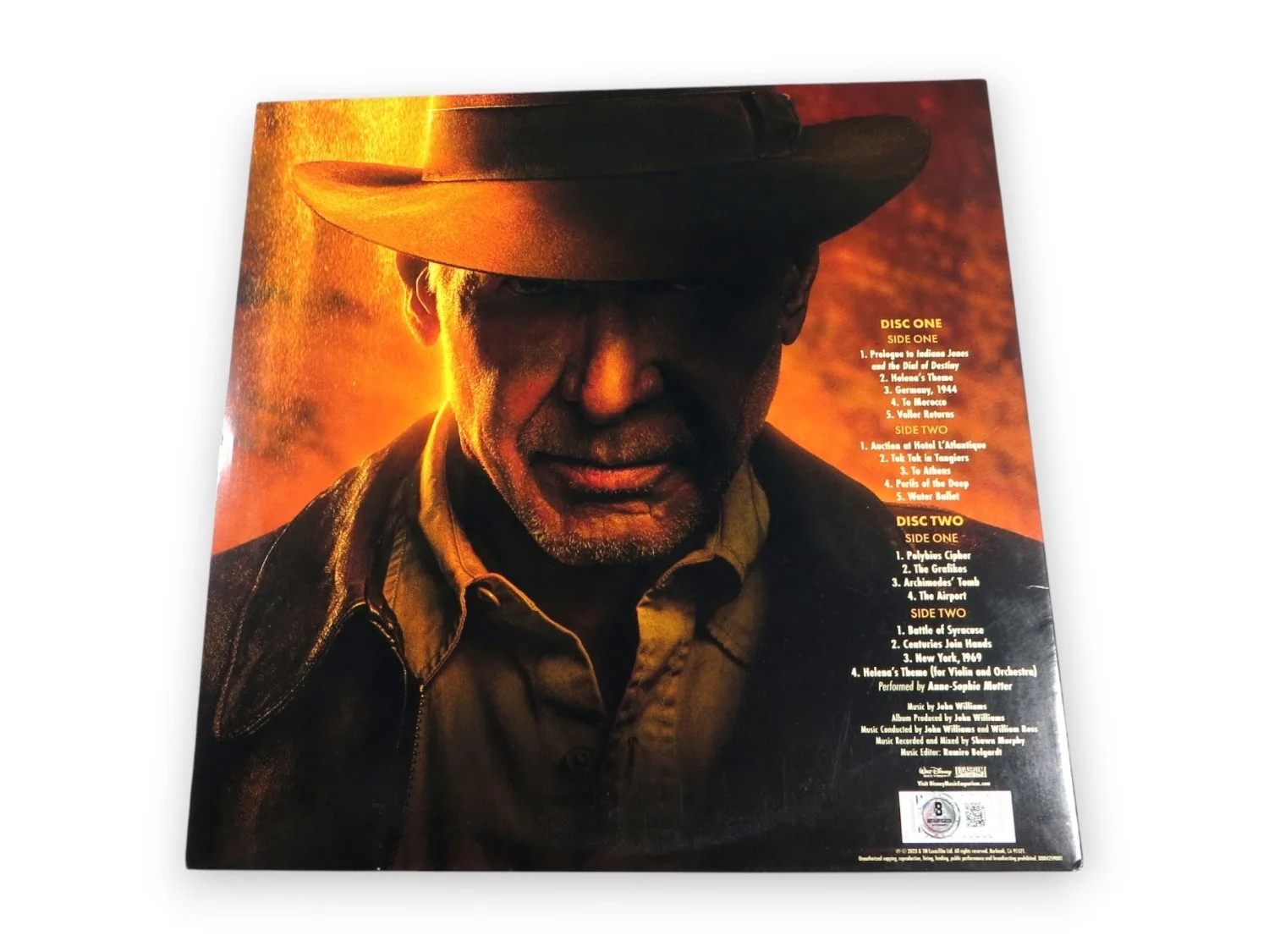 Harrison Ford, Kathleen Kennedy, Frank Marshall — Indiana Jones Multi Autographed Album Cover Harrison Ford Kennedy Marshall LOA, изображение 3