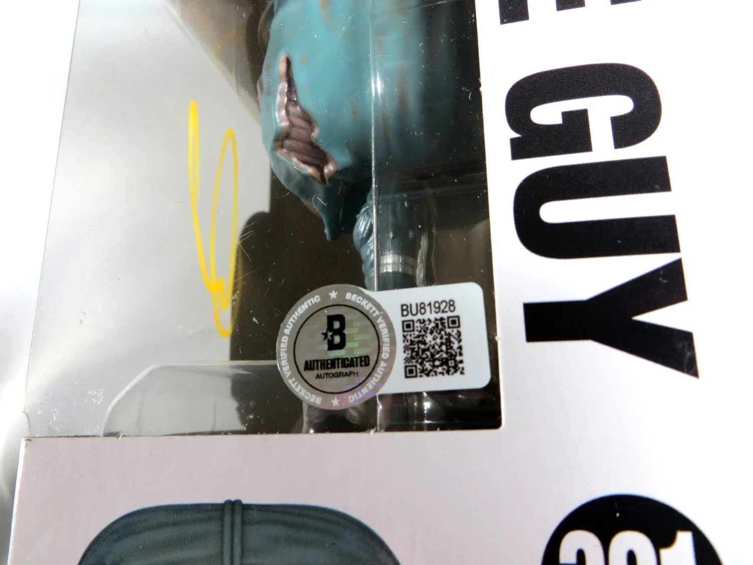 David Draiman Signed Autographed Funko POP! Figure Disturbed The Guy BAS BU81928, image 2