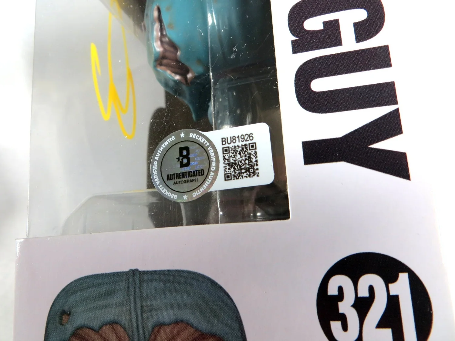 David Draiman Signed Autographed Funko POP! Figure Disturbed The Guy BAS BU81926, image 2