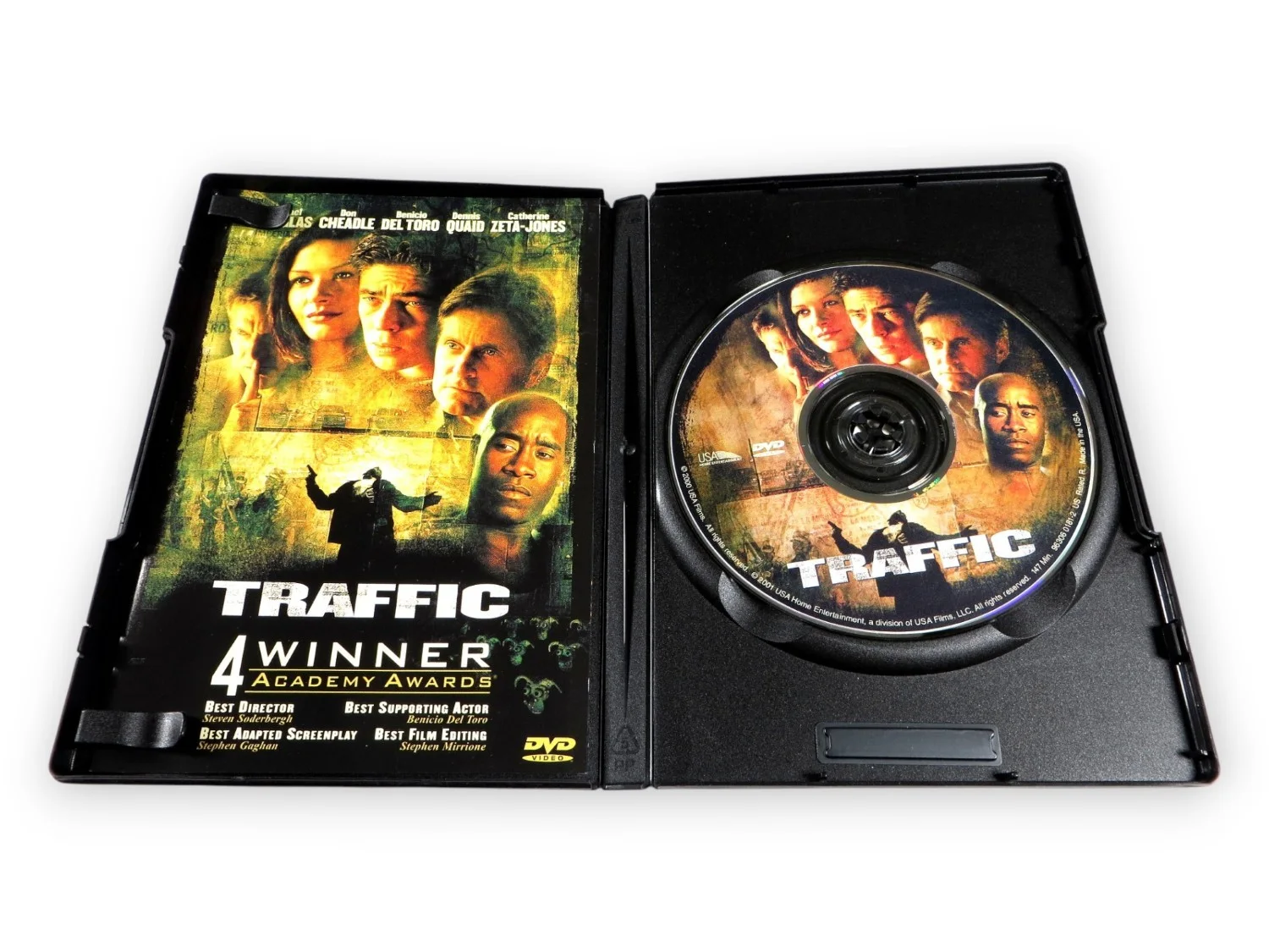 Michael Douglas, Steven Soderbergh, Luis Guzman — Traffic Multi Signed Autographed DVD Cover Michael Douglas +2 BAS AE50835, image 3