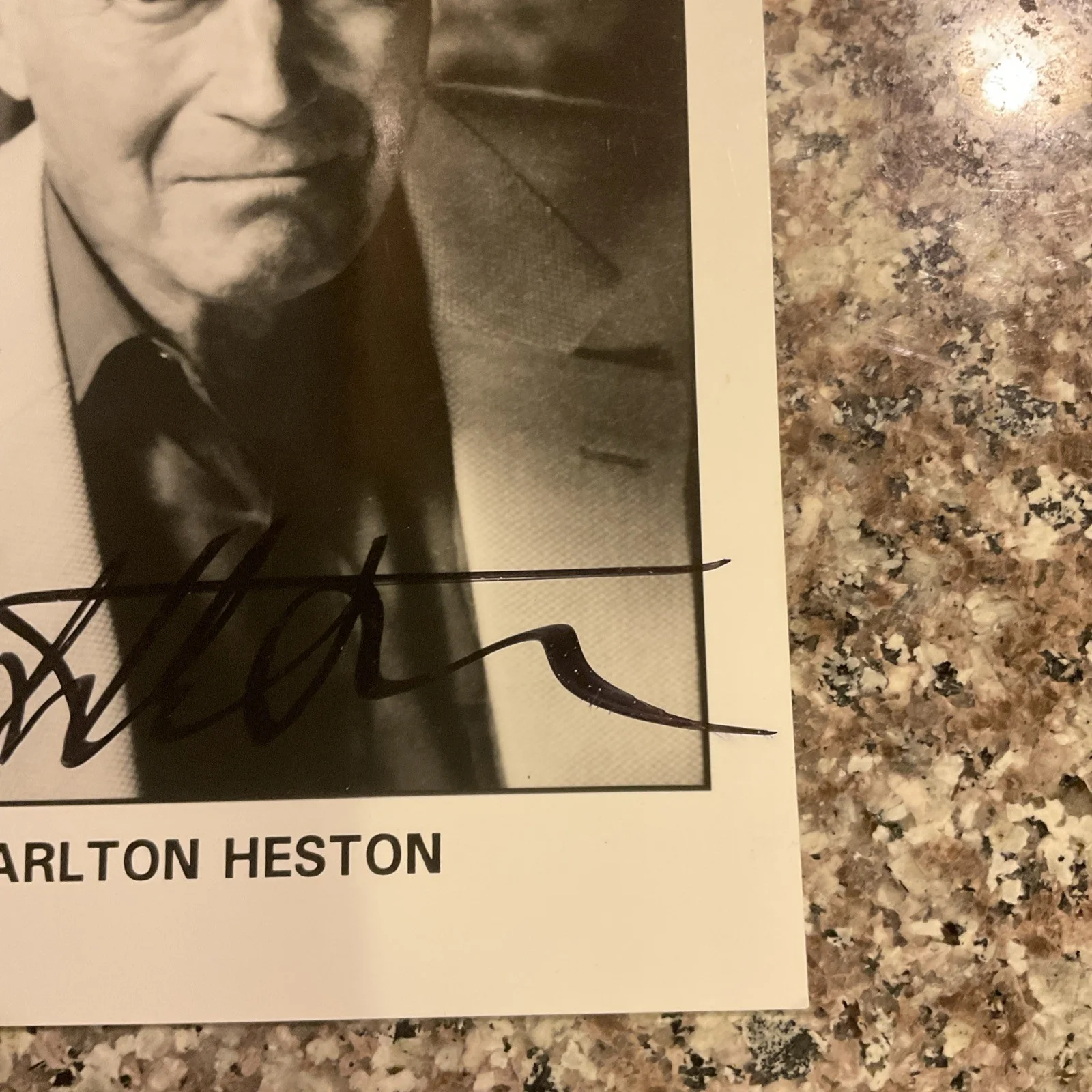 Charlton Heston — Charlton Heston Hand Signed Autographed 5x7” Photo Ben-Hur, Ten Commandments,, изображение 4