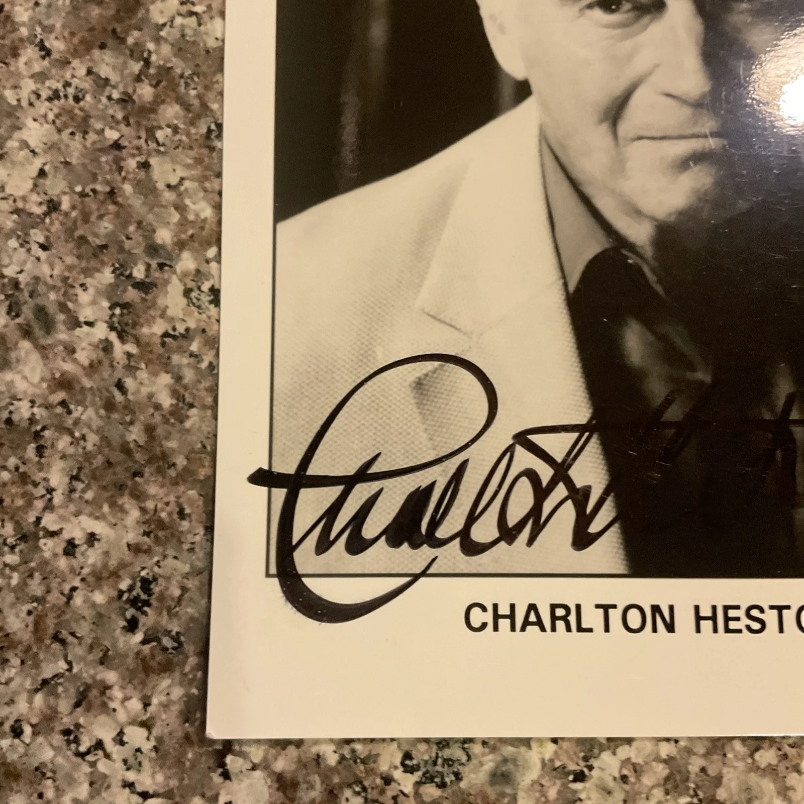 Charlton Heston — Charlton Heston Hand Signed Autographed 5x7” Photo Ben-Hur, Ten Commandments,, изображение 5