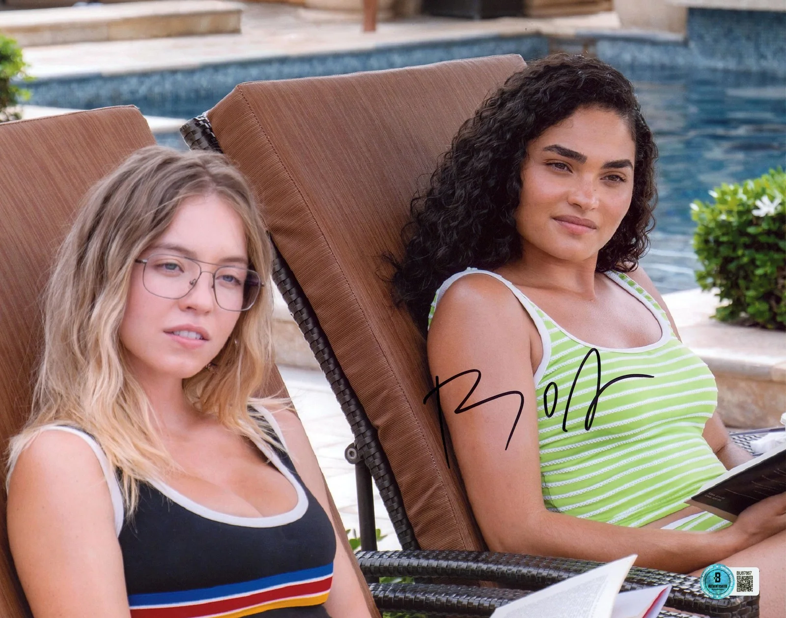 Brittany O'Grady — Brittany O'Grady The White Lotus Authentic Signed 11x14 Photo BAS #BU87867