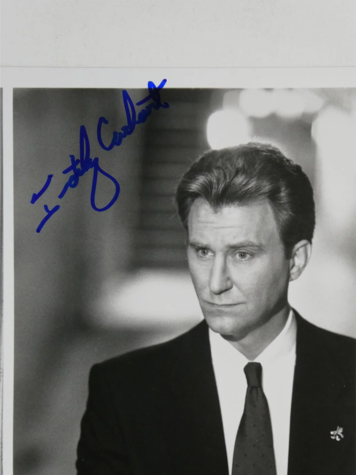 Timothy Carhart — Timothy Carhart Signed B&W 8x10 Promo Photo Beverly Hills Cop III Autographed, изображение 2