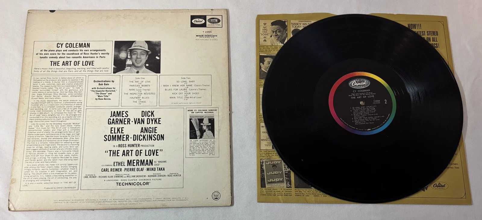 AUTOGRAPHS Art Of Love LP~DICK VAN DYKE,JAMES GARNER,ANGIE DICKINSON,ELKE SOMMER, изображение 2