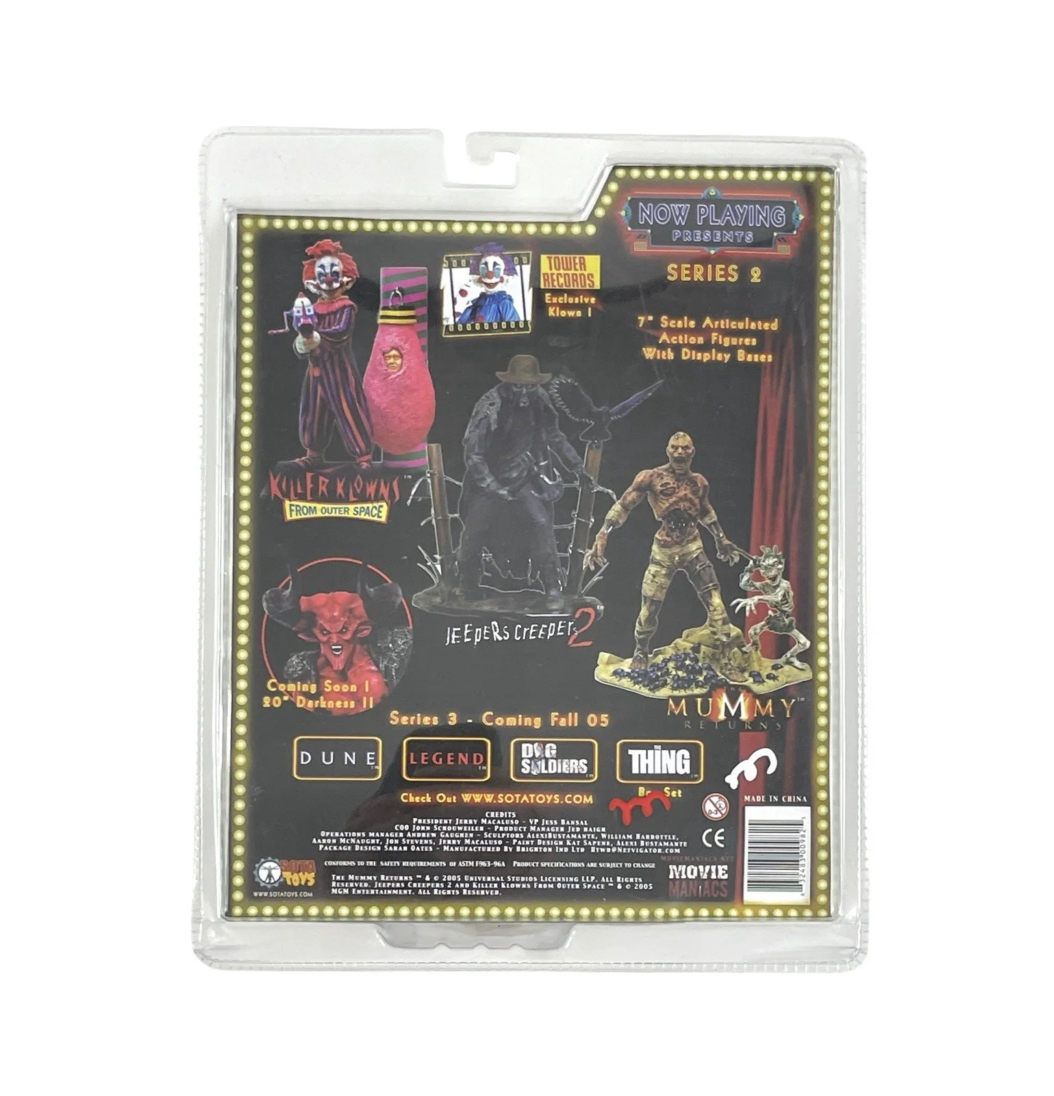 Jeepers Creepers 2 Rare SOTA The Creeper Action Figure Signed Jonathan Breck JSA, image 4