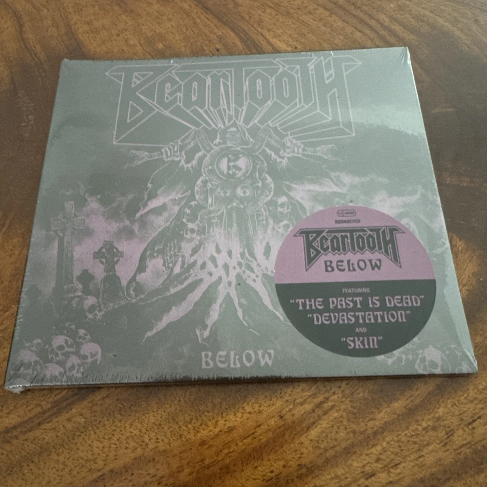 Below by BEARTOOTH Signed Autographed CD insert and sealed CD, image 2