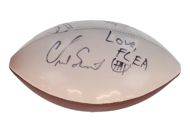 Red Hot Chili Peppers Signed Autographed 2014 Super Bowl XLVIII Football JSA LOA, изображение 2