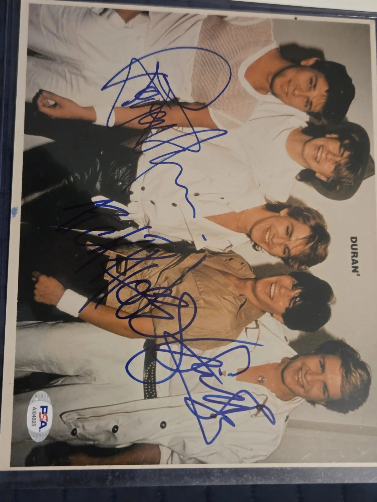DURAN DURAN 8X10 Photo Signed By Simon Le Bon John Taylor Nick Rhodes + JSA COA, image 3
