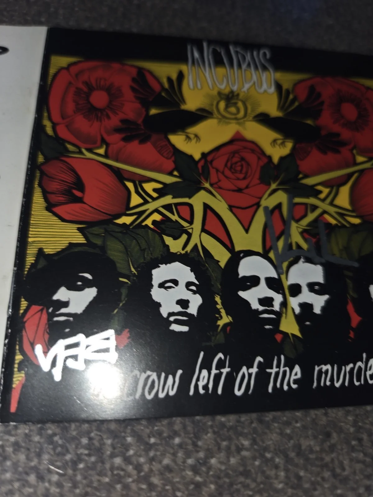 Incubus Autographed A Crow left Of The Murder CD Booklet 100% GUARANTEED Kil X2, image 5