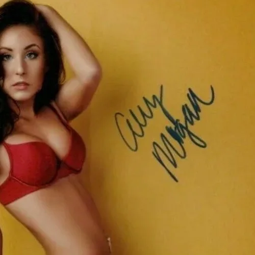 Abby Morgan — Stunning signature model Abby Morgan- Signed 8x10 Photo w/COA, image 2