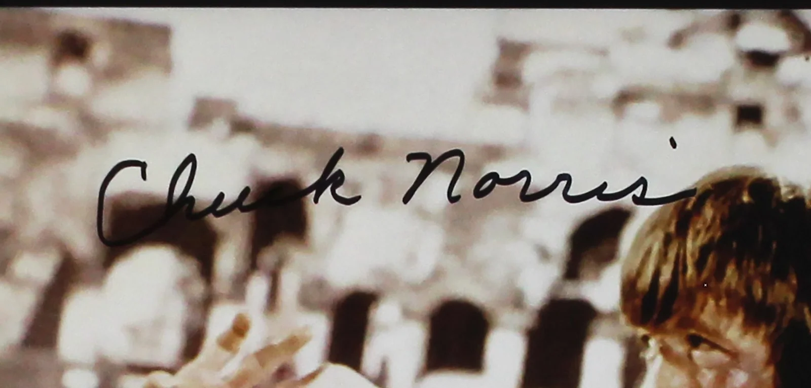 Chuck Norris — Chuck Norris Signed Unframed 11x14 Enter the Dragon Horizontal Photo, изображение 2