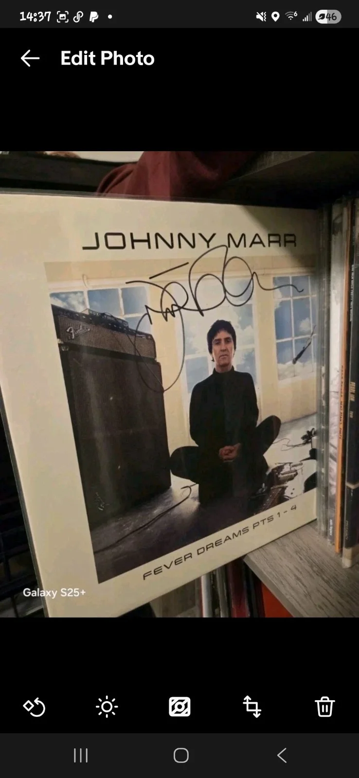 The SMITHS SIGNED Johnny Marr Fever Dreams Pts 1-4 LP Flat AUTOGRAPHED, изображение 3