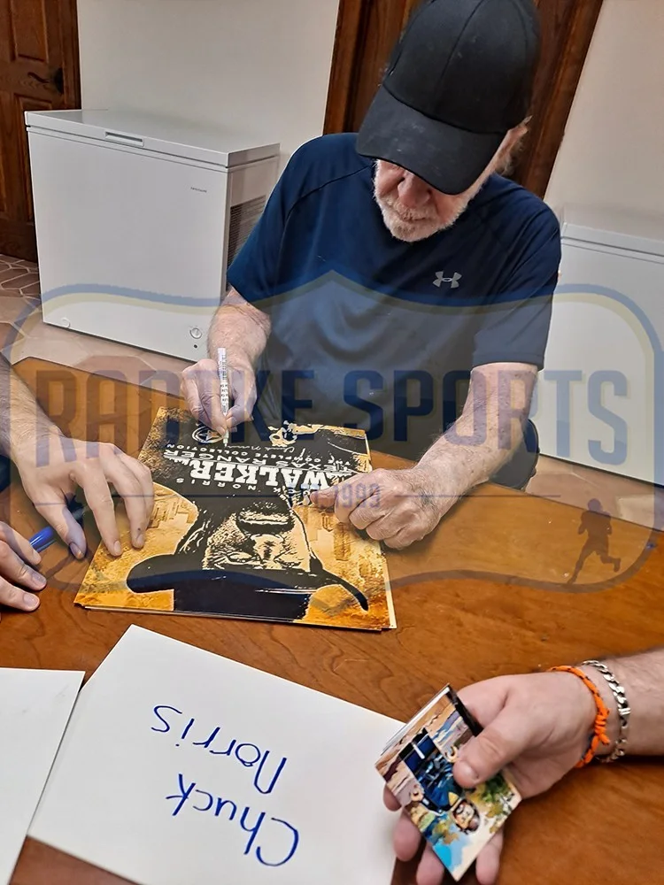 Chuck Norris — Chuck Norris Signed Unframed 11x14 Walker Texas Ranger Photo, image 3