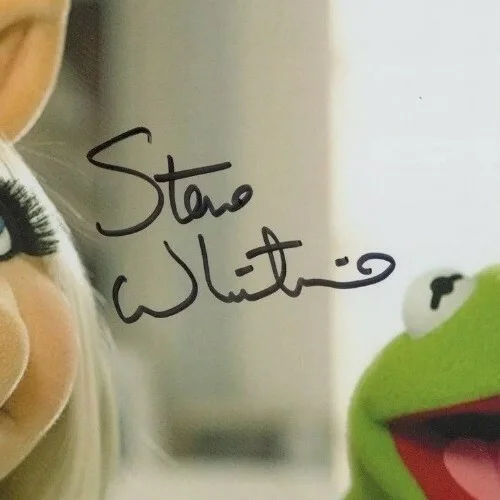 Steve Whitmer — Steve Whitmire/Kermit The Frog/The Muppets Signed 8x10 Photo w/COA (Ms Piggy), изображение 2
