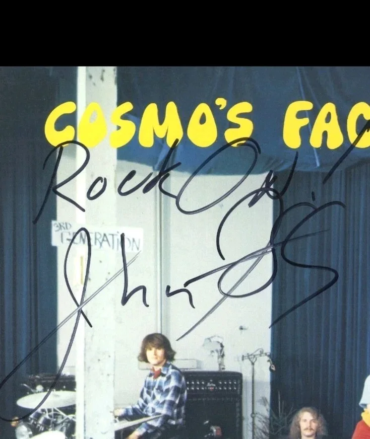 JOHN FOGERTY CCR SIGNED VINYL RECORD Cosmo's Factory ACOA, изображение 3