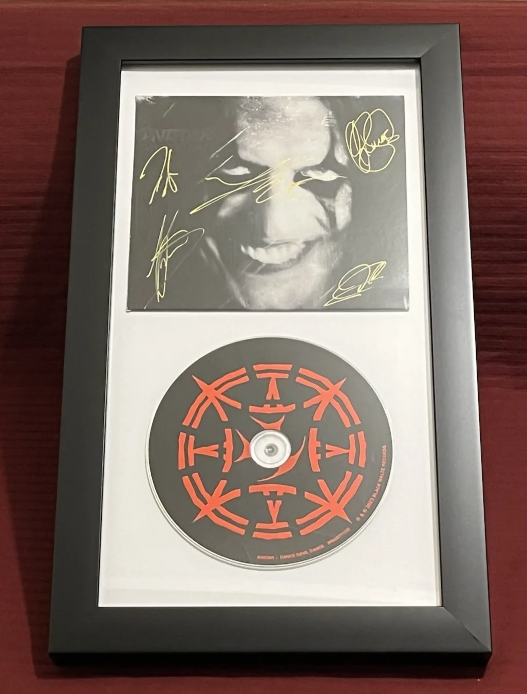 AVATAR BAND SIGNED & FRAMED DANCE DEVIL DANCE CD DISPLAY AUTOGRAPH COA, image 2